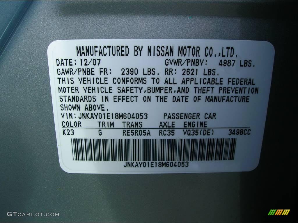 2008 M 35 Sedan - Liquid Platinum Metallic / Graphite photo #26