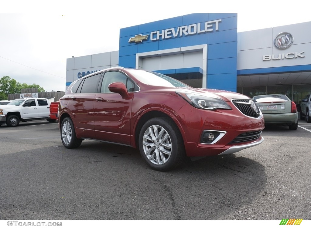 Chili Red Metallic Buick Envision
