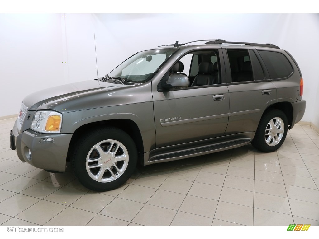 2008 Envoy Denali 4x4 - Steel Gray Metallic / Ebony photo #3