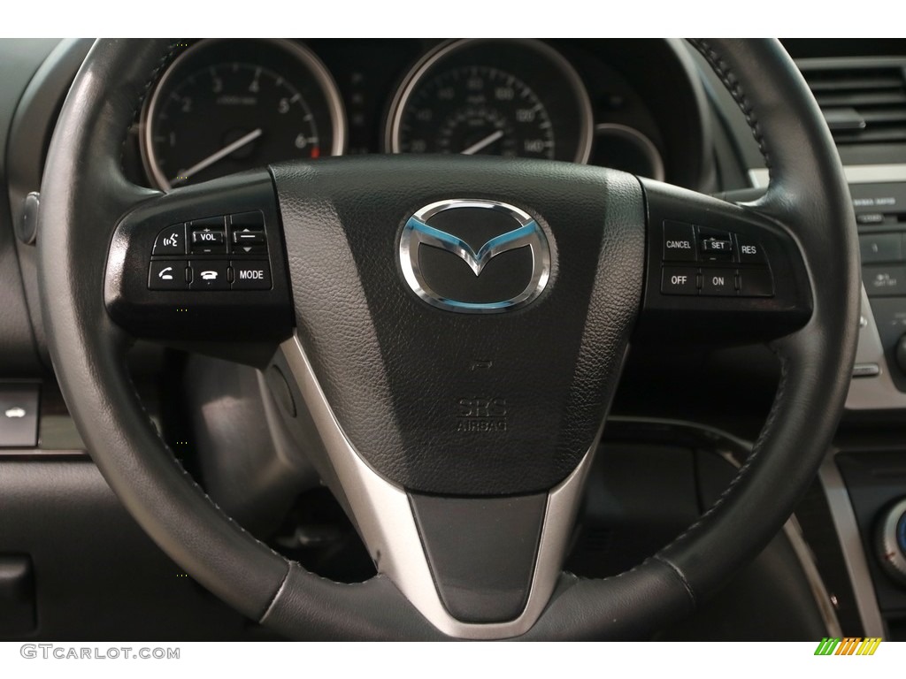 2011 MAZDA6 i Touring Sedan - Ebony Black / Black photo #6