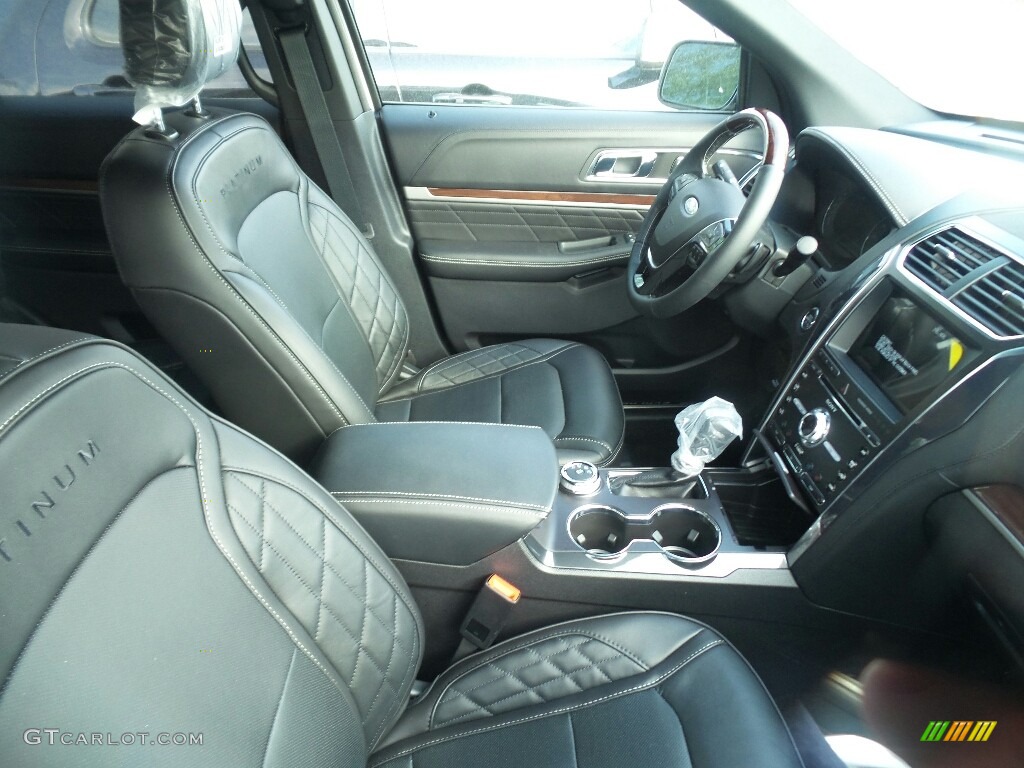 2018 Explorer Platinum 4WD - White Platinum / Ebony Black photo #4
