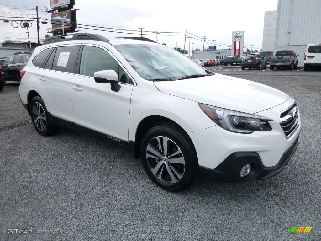 2018 Outback 3.6R Limited - Crystal White Pearl / Ivory photo #1