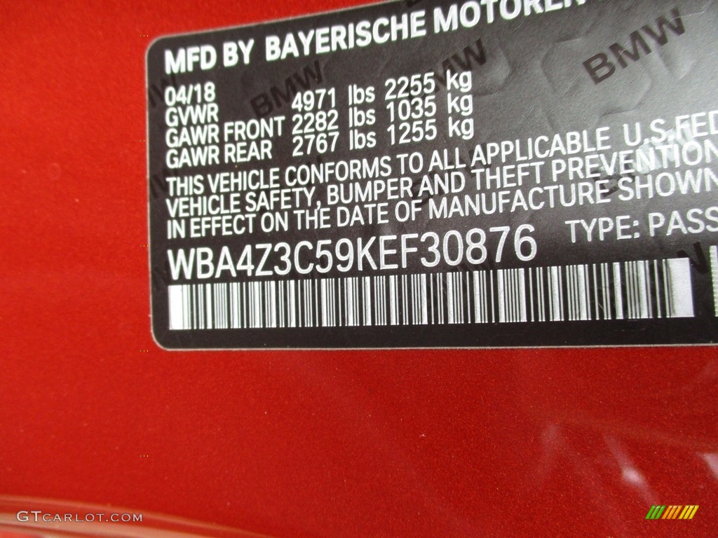 2019 4 Series 430i xDrive Convertible - Sunset Orange Metallic / Black photo #19