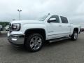 Summit White - Sierra 1500 SLT Crew Cab 4WD Photo No. 1