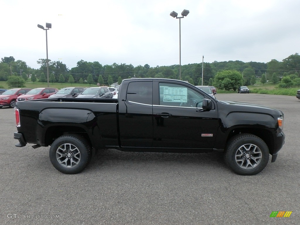 Onyx Black 2018 GMC Canyon All Terrain Extended Cab 4x4 Exterior Photo #127488467