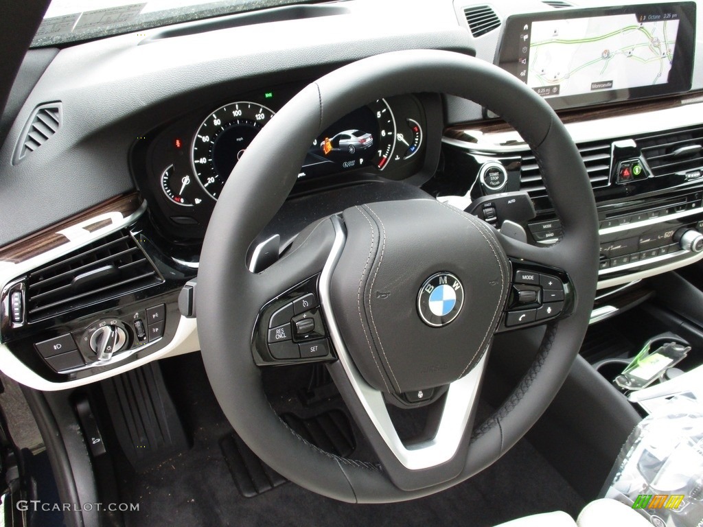 2018 5 Series 530i xDrive Sedan - Imperial Blue Metallic / Ivory White photo #14