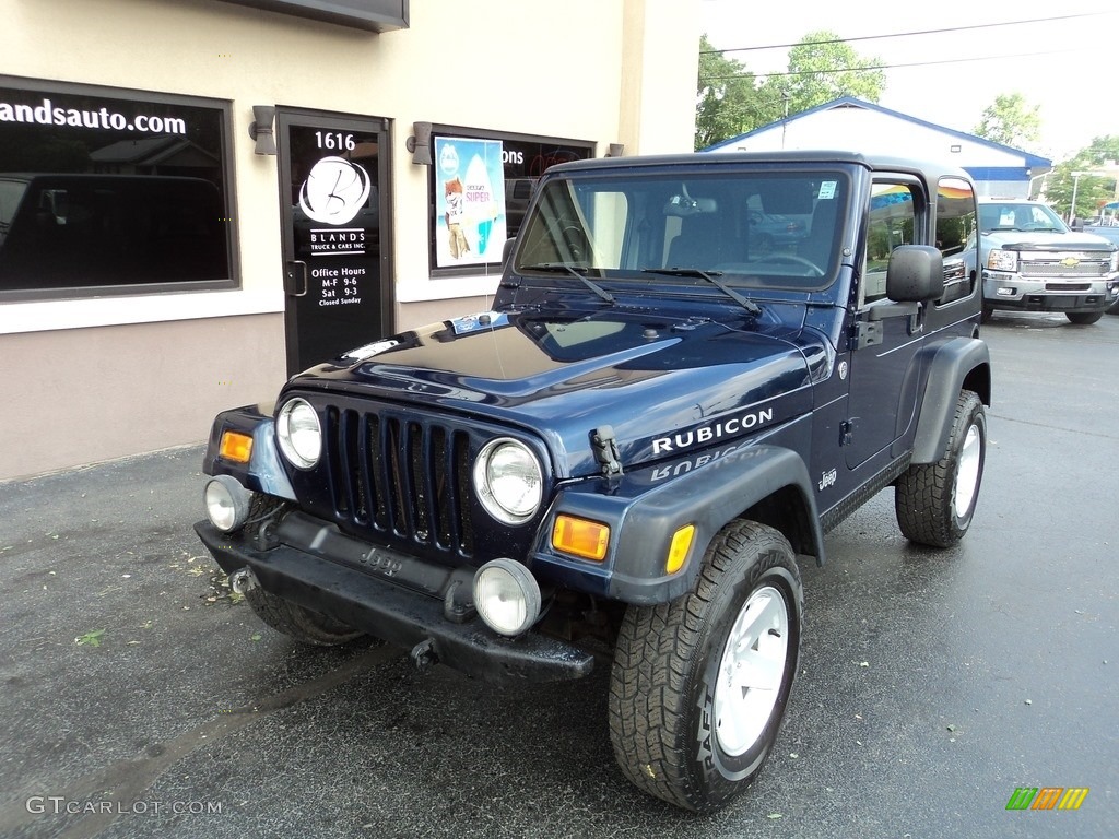 2006 Wrangler Rubicon 4x4 - Midnight Blue Pearl / Dark Slate Gray photo #2
