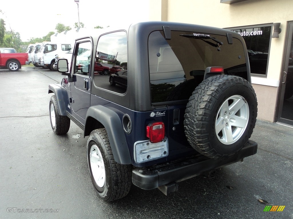 2006 Wrangler Rubicon 4x4 - Midnight Blue Pearl / Dark Slate Gray photo #3