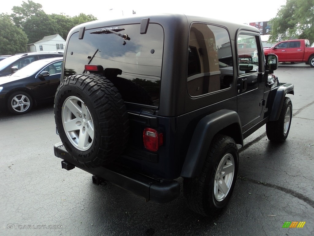 2006 Wrangler Rubicon 4x4 - Midnight Blue Pearl / Dark Slate Gray photo #4