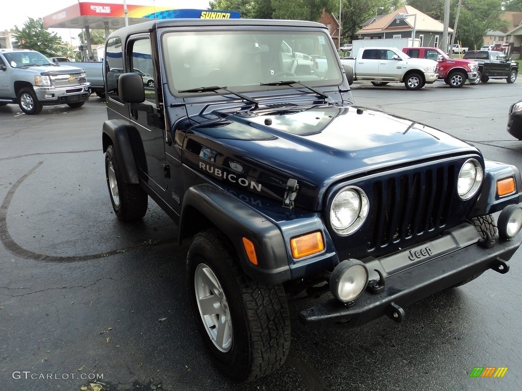 2006 Wrangler Rubicon 4x4 - Midnight Blue Pearl / Dark Slate Gray photo #5
