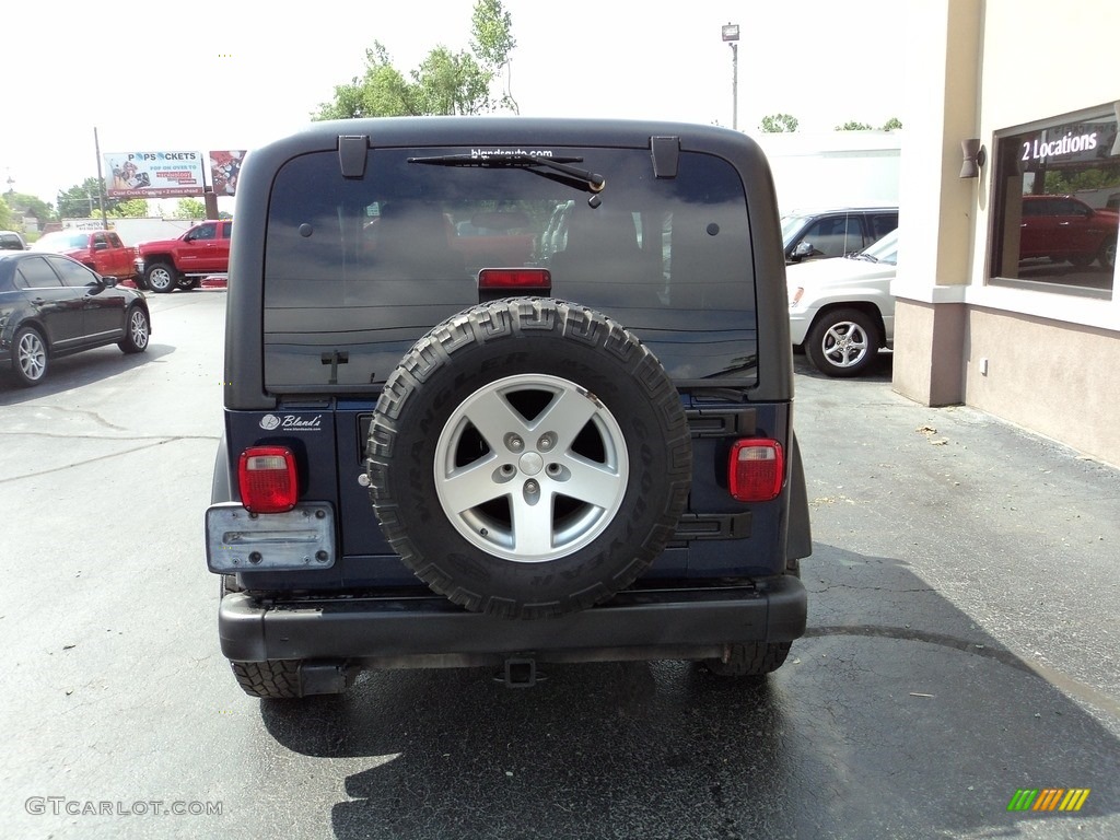 2006 Wrangler Rubicon 4x4 - Midnight Blue Pearl / Dark Slate Gray photo #24