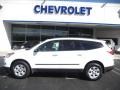 2009 Summit White Chevrolet Traverse LS  photo #2