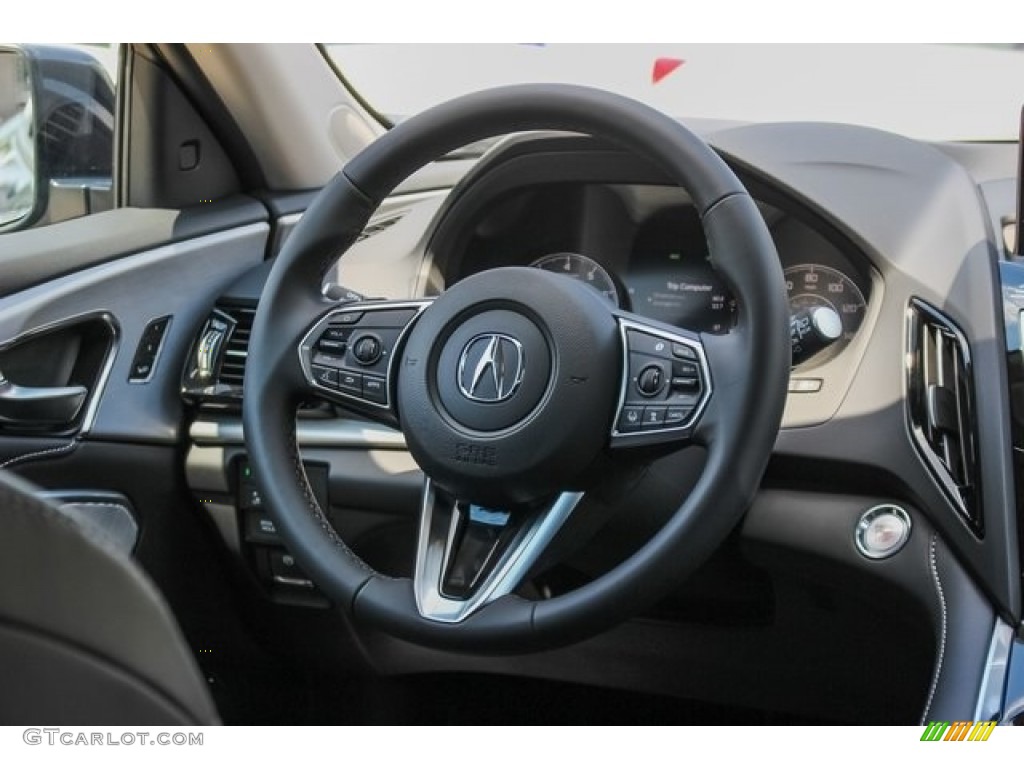 2019 Acura RDX Technology Ebony Steering Wheel Photo #127494236