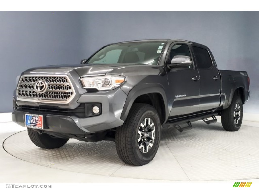 2016 Tacoma TRD Off-Road Double Cab 4x4 - Magnetic Gray Metallic / Cement Gray photo #12