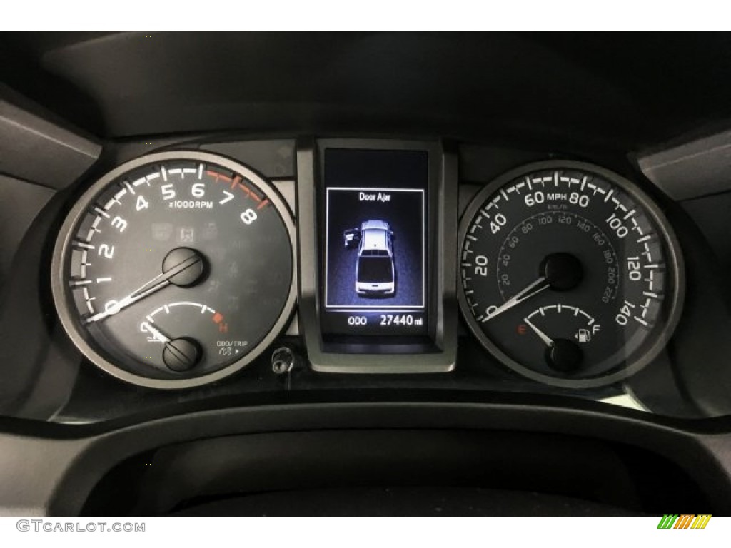 2016 Tacoma TRD Off-Road Double Cab 4x4 - Magnetic Gray Metallic / Cement Gray photo #17