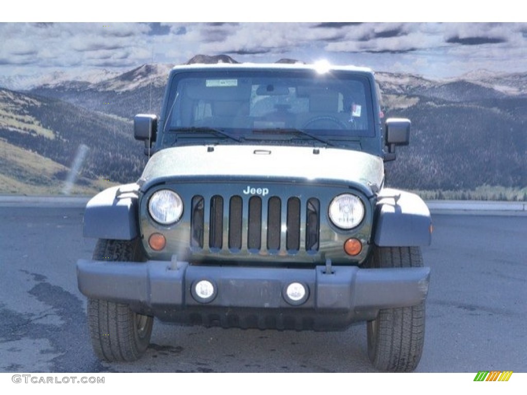 2010 Wrangler Unlimited Sport 4x4 - Natural Green Pearl / Dark Slate Gray/Medium Slate Gray photo #2