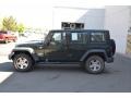 2010 Natural Green Pearl Jeep Wrangler Unlimited Sport 4x4  photo #4