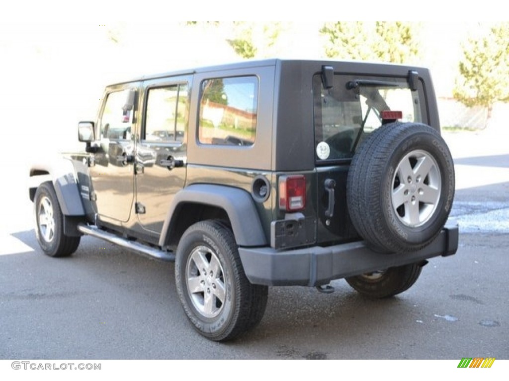 2010 Wrangler Unlimited Sport 4x4 - Natural Green Pearl / Dark Slate Gray/Medium Slate Gray photo #5