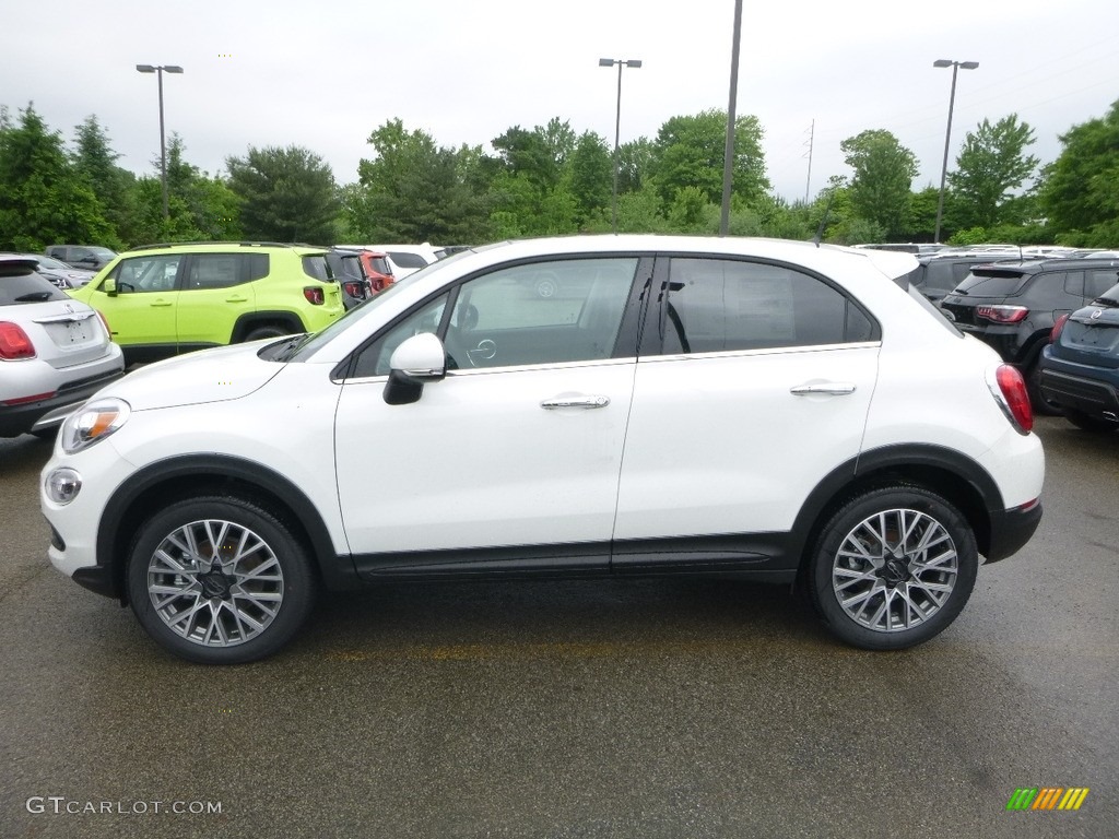 White (Bianco) 2018 Fiat 500X Lounge AWD Exterior Photo #127499015