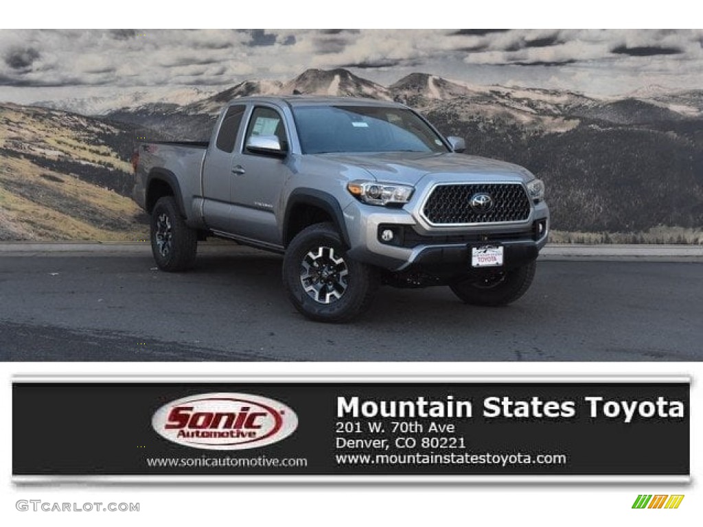 2018 Tacoma TRD Off Road Access Cab 4x4 - Silver Sky Metallic / Graphite w/Gun Metal photo #1