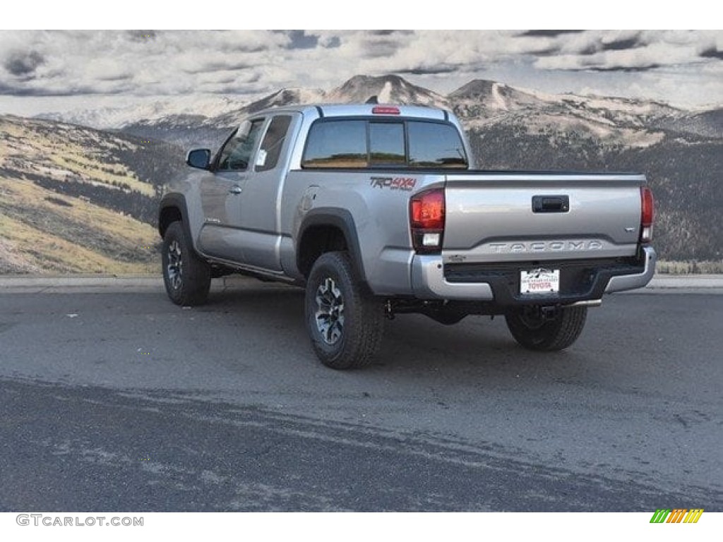 2018 Tacoma TRD Off Road Access Cab 4x4 - Silver Sky Metallic / Graphite w/Gun Metal photo #3