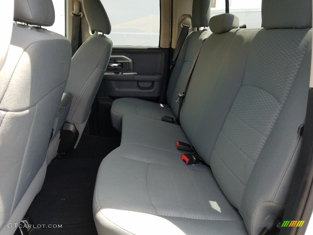 2018 1500 SLT Quad Cab - Bright White / Black/Diesel Gray photo #10