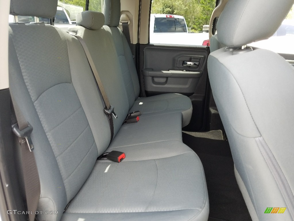 2018 1500 SLT Quad Cab - Bright White / Black/Diesel Gray photo #11