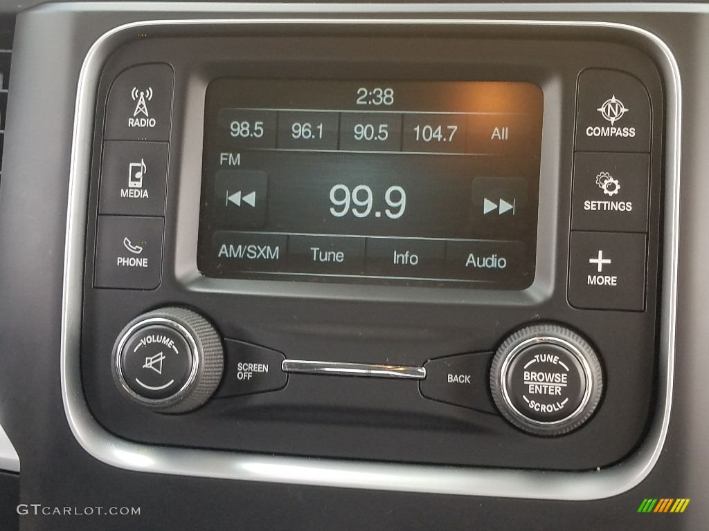 2018 1500 SLT Quad Cab - Bright White / Black/Diesel Gray photo #17