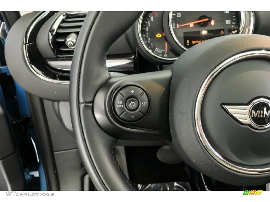 2018 Mini Clubman Cooper S Chesterfield/Indigo Blue Steering Wheel Photo #127501637