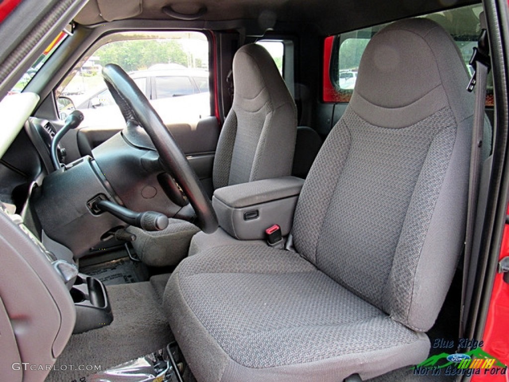 1999 Ranger XLT Extended Cab 4x4 - Bright Red / Medium Prairie Tan photo #13