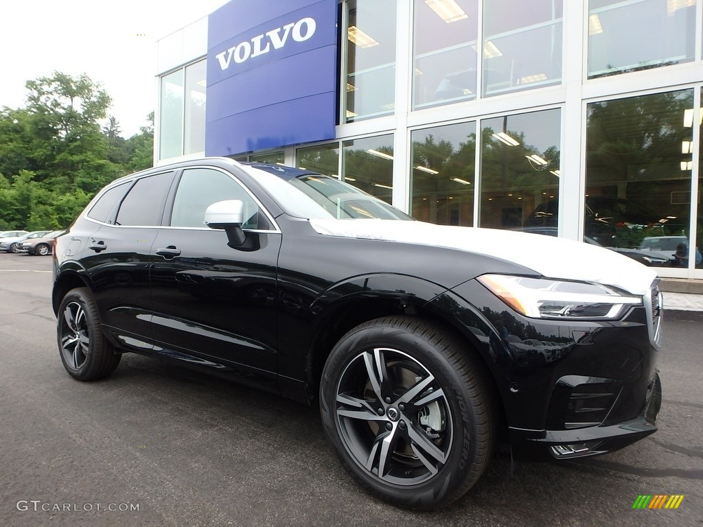 Onyx Black Metallic 2018 Volvo XC60 T6 AWD R Design Exterior Photo #127504487