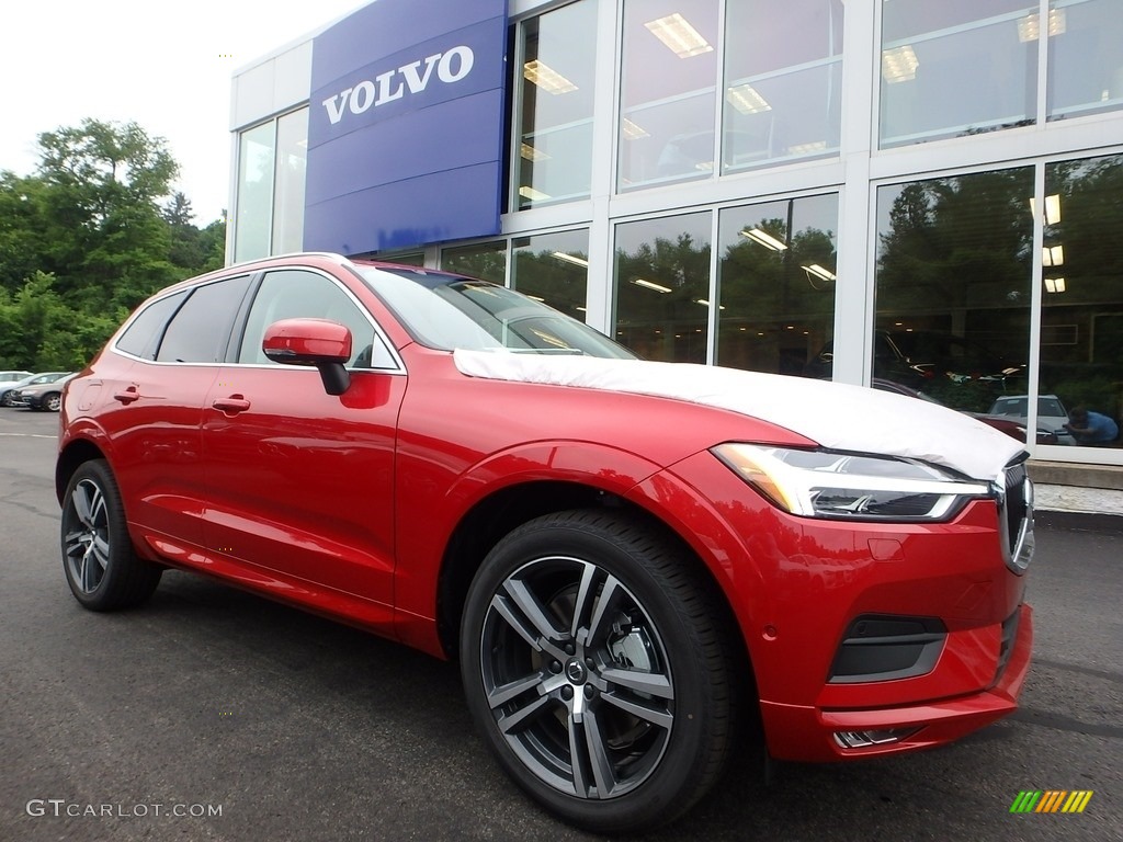 Fusion Red Metallic 2018 Volvo XC60 T6 AWD Momentum Exterior Photo #127504913