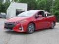 2018 Hypersonic Red Toyota Prius Prime Advanced  photo #3