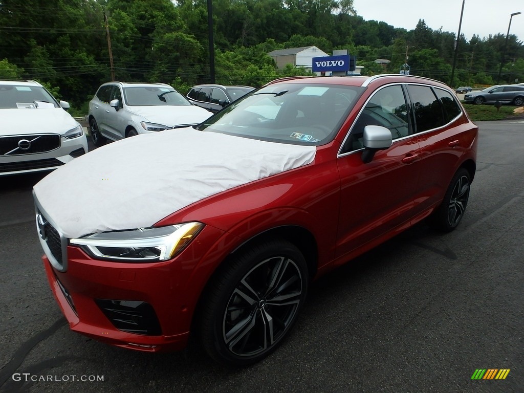 2018 XC60 T6 AWD R Design - Passion Red / Charcoal photo #5
