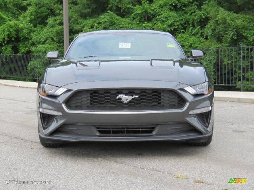 2018 Mustang EcoBoost Fastback - Magnetic / Ebony photo #2