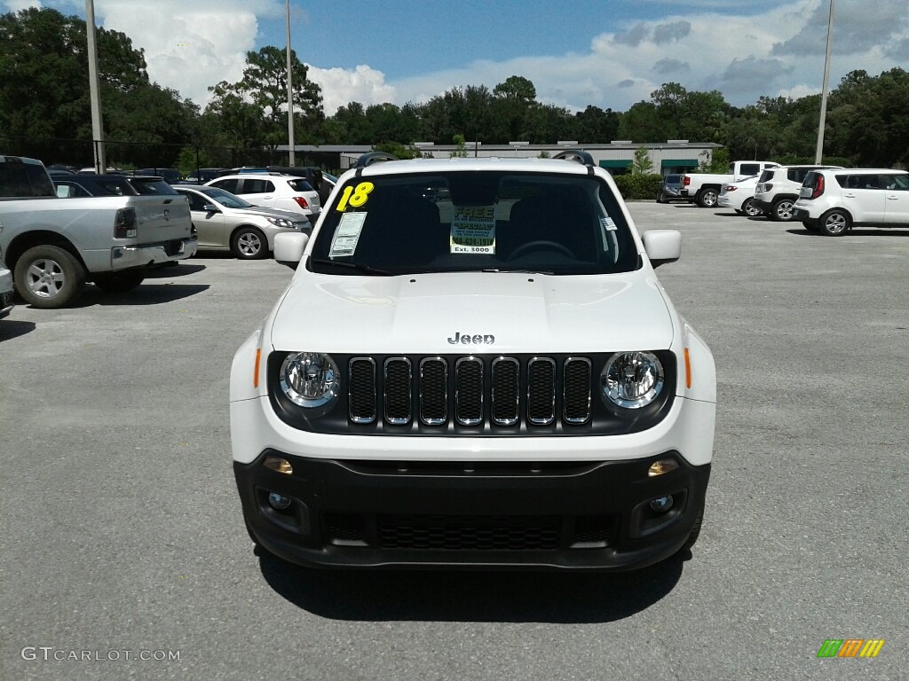 2018 Renegade Latitude - Alpine White / Black photo #8