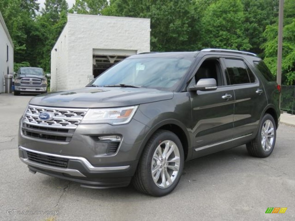 2018 Explorer Limited - Magnetic Metallic / Ebony Black photo #3