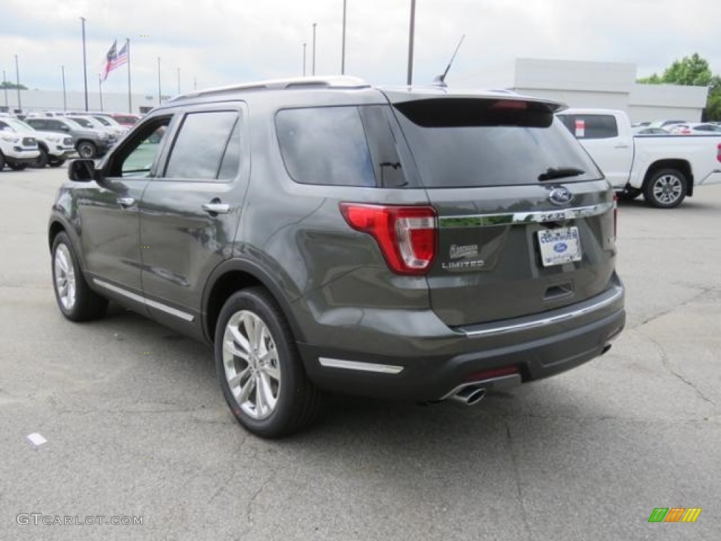 2018 Explorer Limited - Magnetic Metallic / Ebony Black photo #26