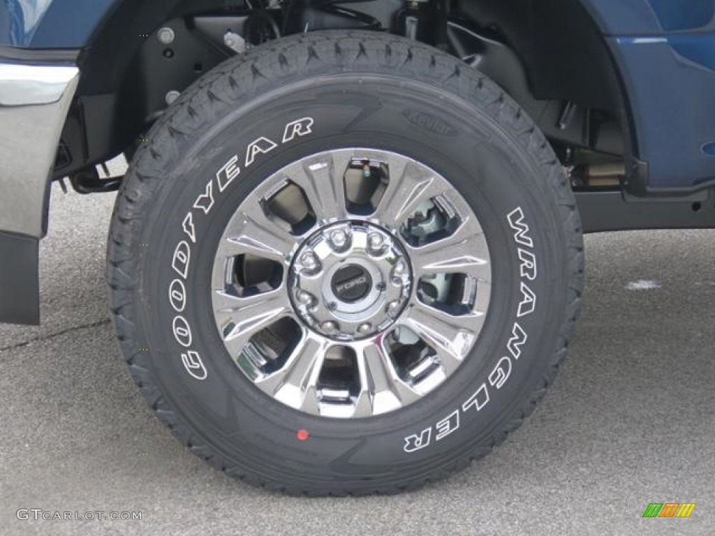 2018 F250 Super Duty XLT Crew Cab 4x4 - Blue Jeans / Earth Gray photo #4
