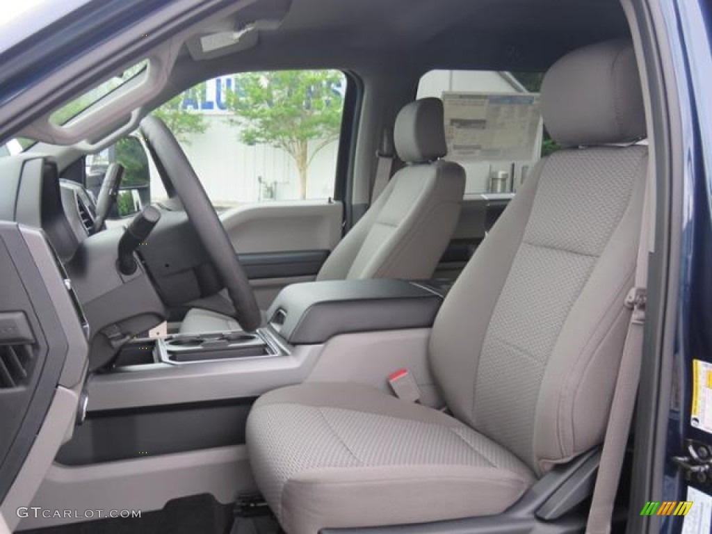 2018 F250 Super Duty XLT Crew Cab 4x4 - Blue Jeans / Earth Gray photo #8