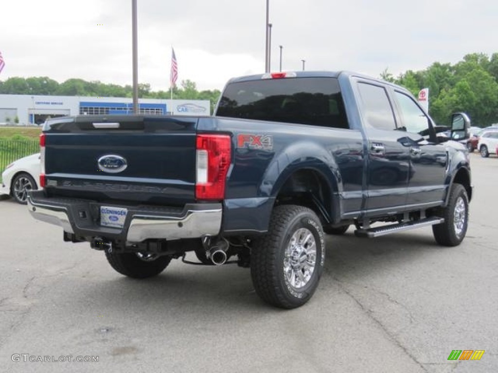 2018 F250 Super Duty XLT Crew Cab 4x4 - Blue Jeans / Earth Gray photo #22