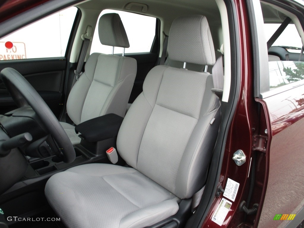 2015 CR-V LX AWD - Basque Red Pearl II / Gray photo #10