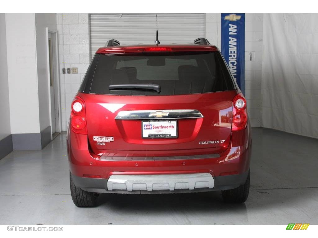 2010 Equinox LT AWD - Cardinal Red Metallic / Jet Black photo #3