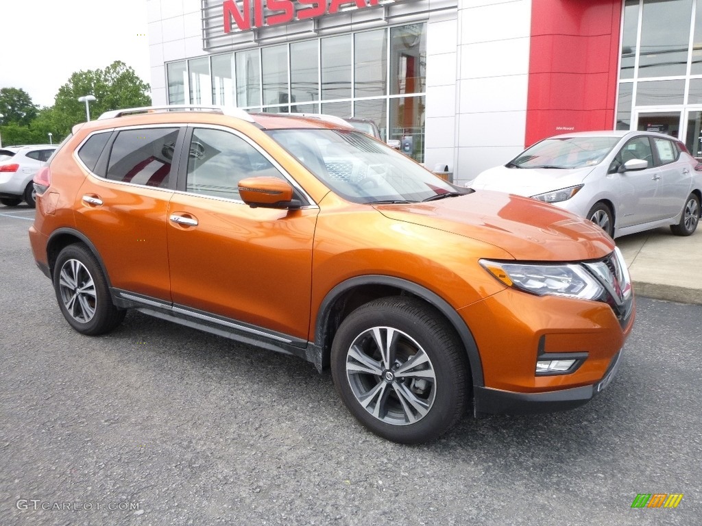 Nissan Rogue Orange Color automotive wallpaper