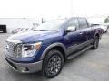 2018 Deep Blue Pearl Nissan Titan Platinum Reserve Crew Cab 4x4  photo #8