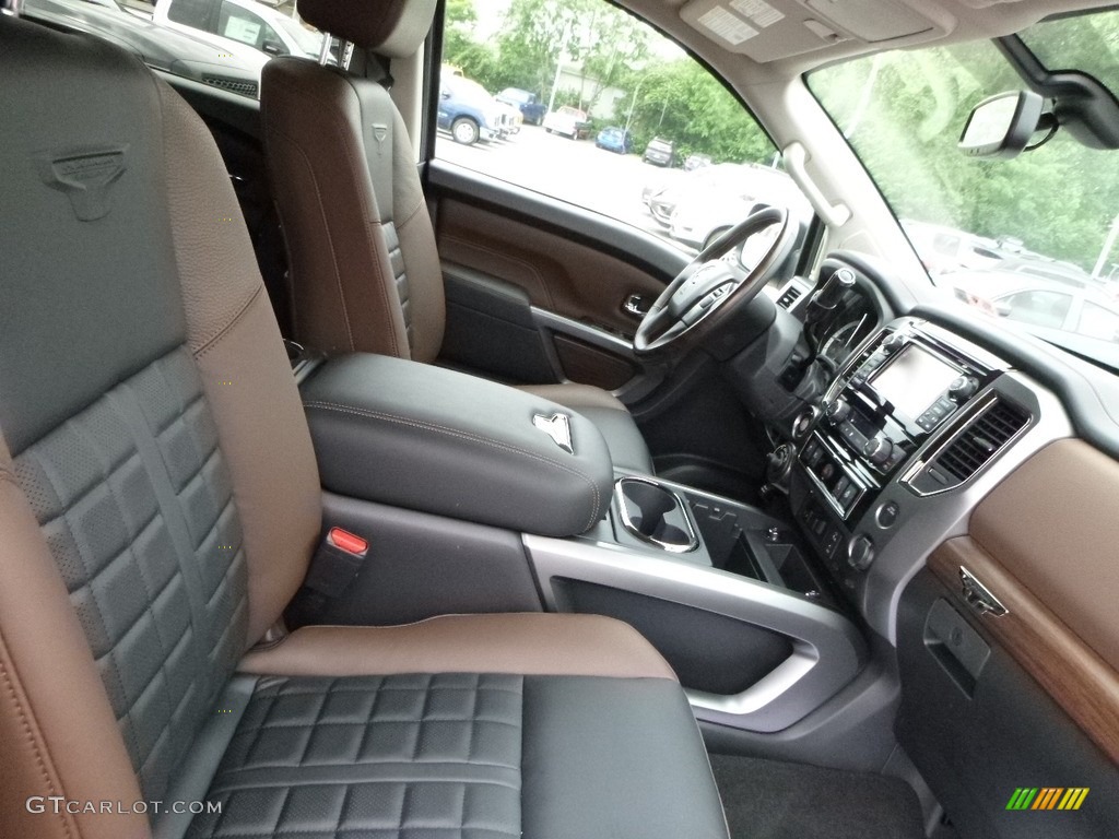 2018 Nissan Titan Platinum Reserve Crew Cab 4x4 Front Seat Photo #127510763