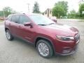 2019 Velvet Red Pearl Jeep Cherokee Latitude Plus  photo #7