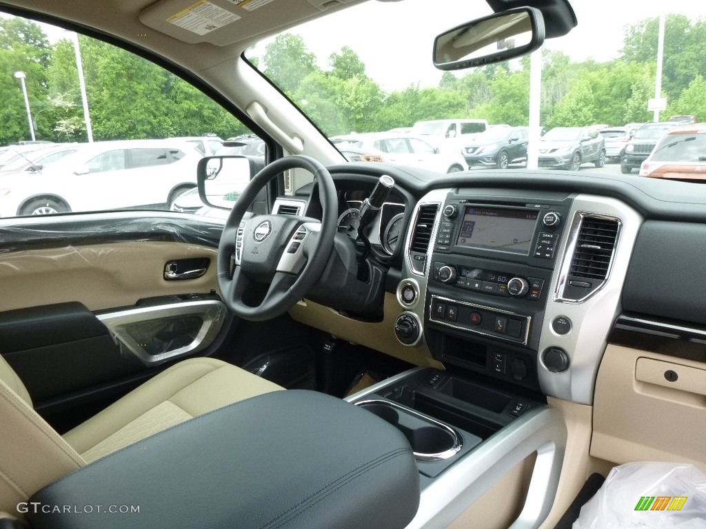 2018 Titan SV King Cab 4x4 - Cayenne Red / Beige photo #5