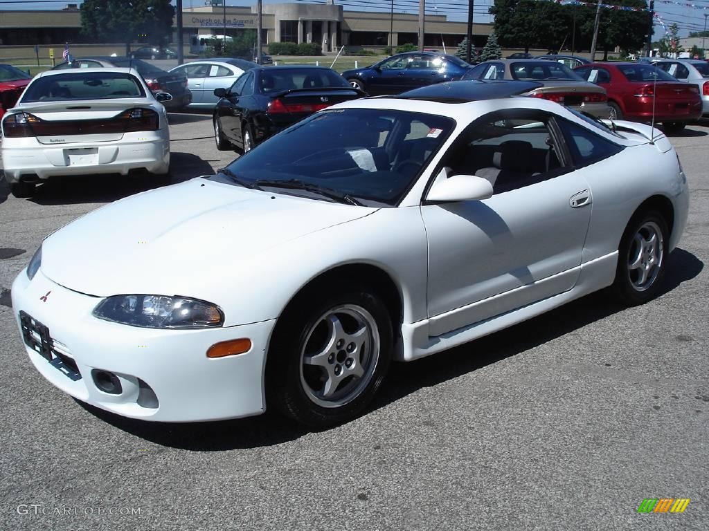 1999 Eclipse GS Coupe - Northstar White / Gray photo #1