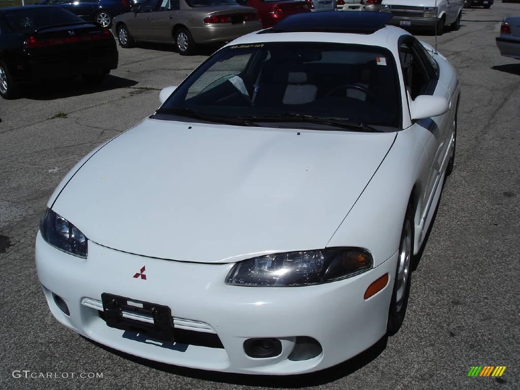 1999 Eclipse GS Coupe - Northstar White / Gray photo #2